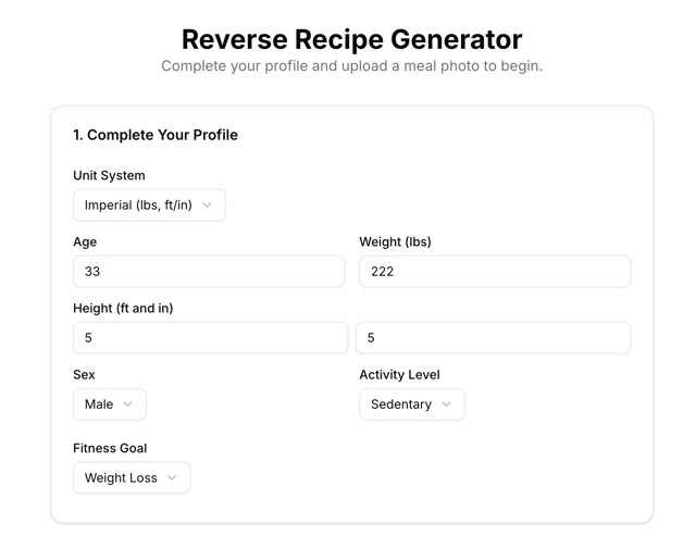 Recipe Site